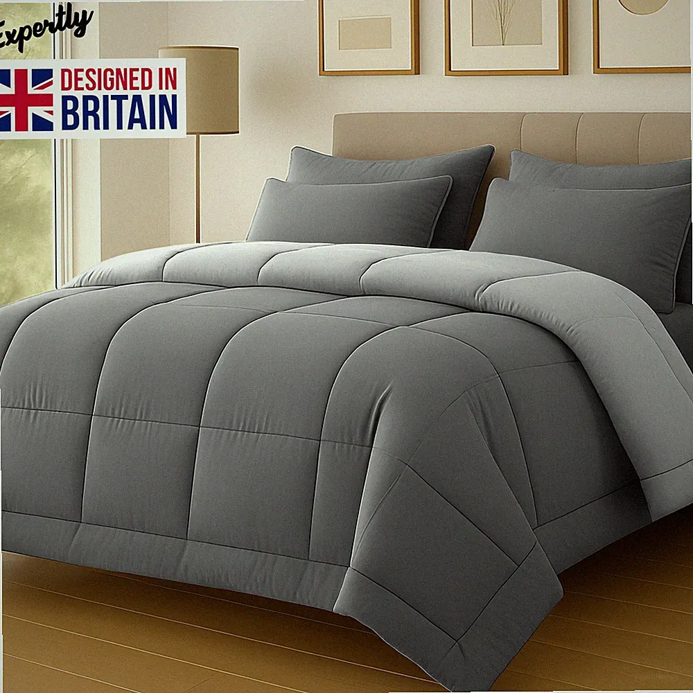10,5 Tog Bettdecke Steppdecke Ultra Warm Hotelqualität Bettdecke Single Double & King Size