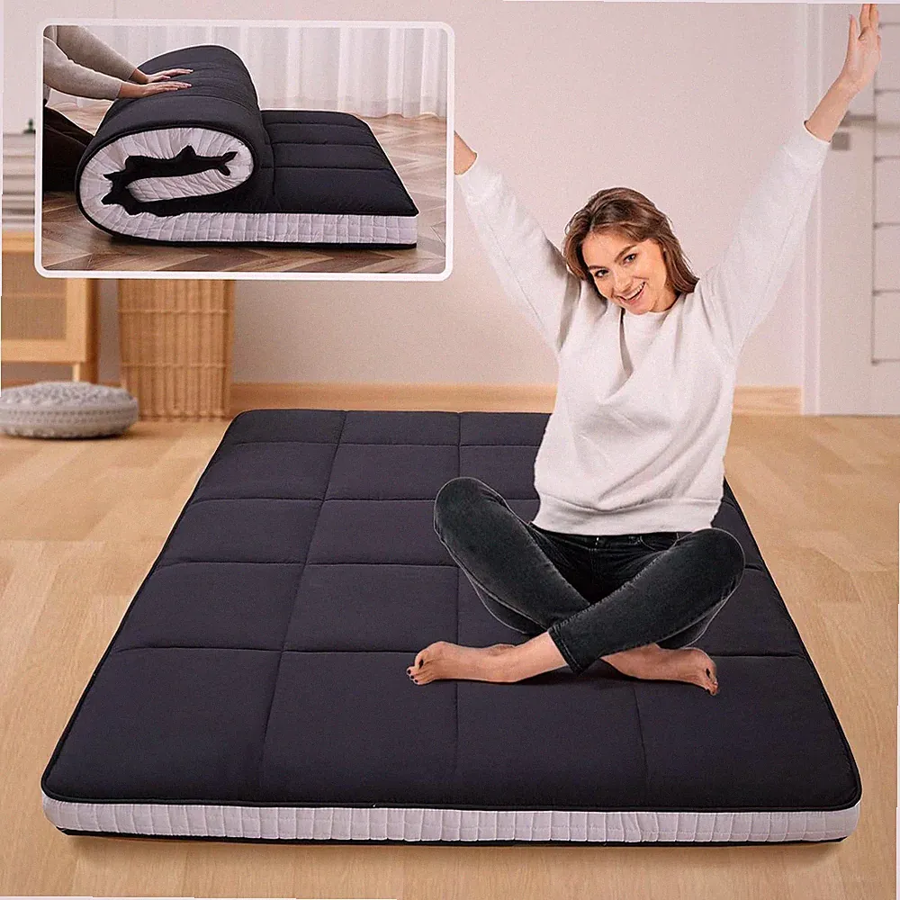 10cm Futon Matratze Rollmatratze Schlafmatte Bodenmatratze Futonbett Bett Dicke
