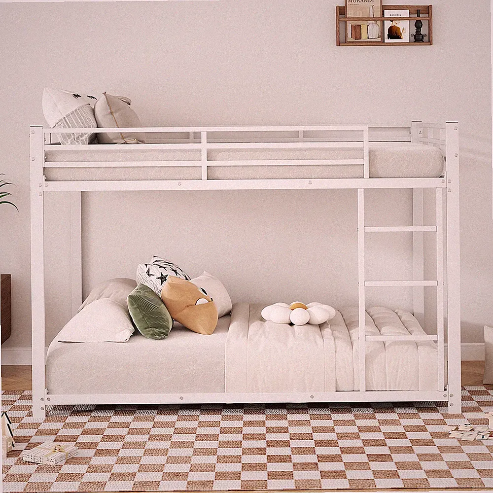 140x200 Kinderbett Weiß Etagenbett Eisen klassisch