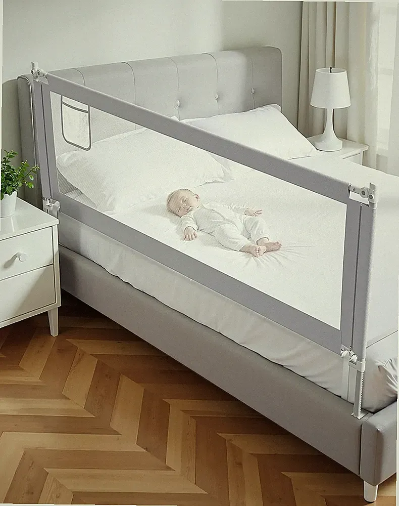 180Cm Rausfallschutz Bett | Rausfallschutz Boxspringbett, Höhenverstellbar, Mit