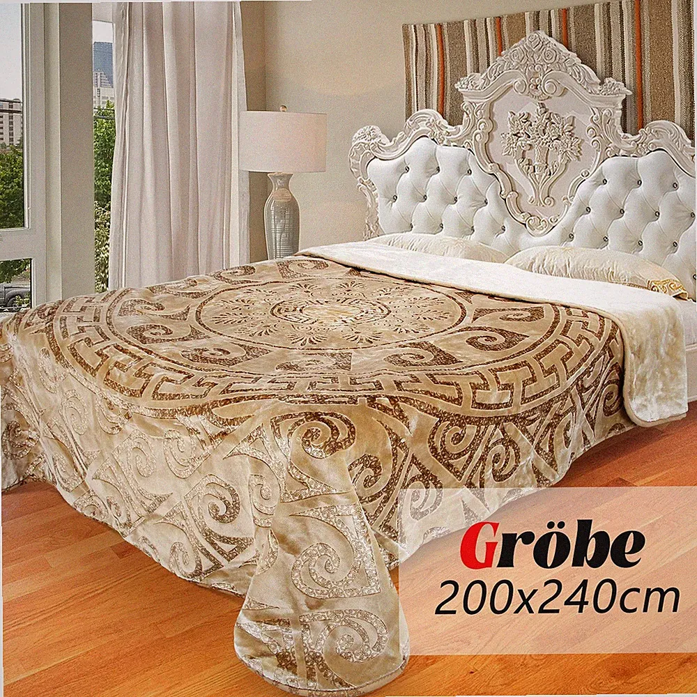 200x240cm Kuscheldecke XXL Tagesdecke Weich Bettüberwurf Wohndecke Sofadecke