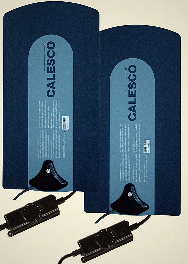 2x Wasserbett Heizung Calesco Carbon PTC Wasserbetten Heizungen Wasser Bett