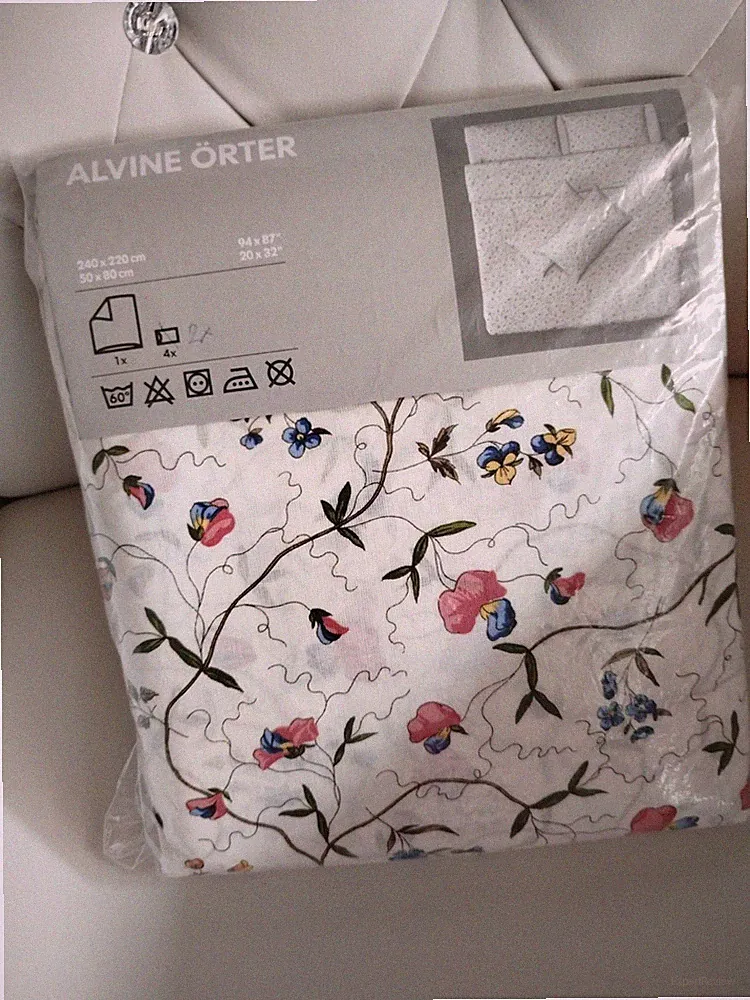 3 Teilige Alvine Örter Ikea Bettwäsche 240*220 Neu Unbenutzt mit Etikett