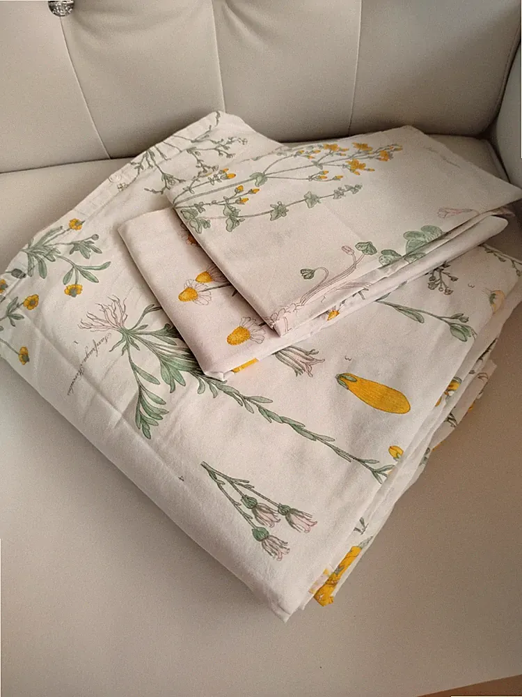3 Teilige Strandkrypa Bettwäsche Ikea 240*220 Top Zustand Baumwolle
