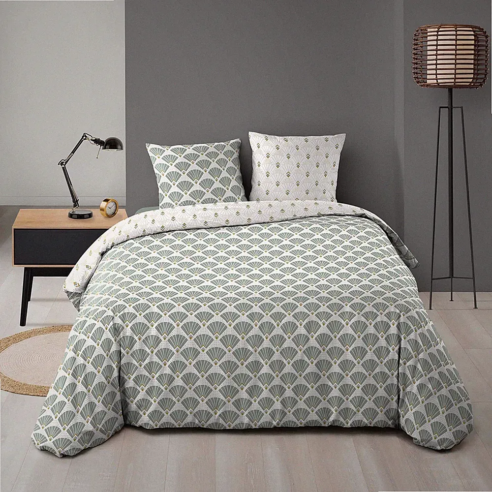 3tlg. Mikrofaser Bettwäsche Set 240x220cm Übergröße King Size Bett Kissen Bezug