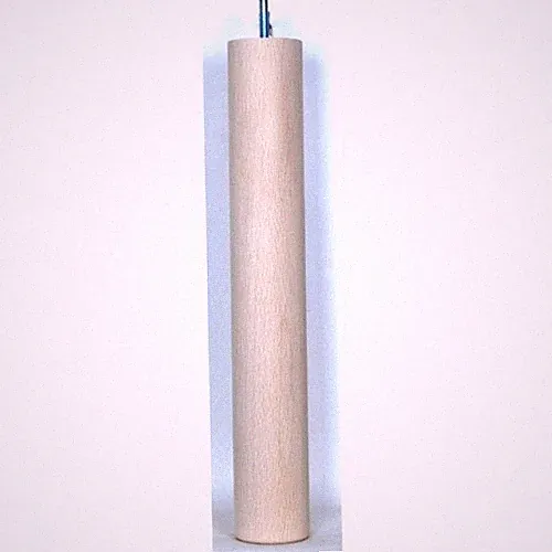 4 LANGE HOLZBEINE Ref. E18, H=380mm, (15") IDEALE BETTERHÖHUNGEN, UNPOLIERTE BEINE