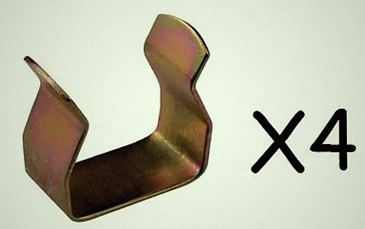 4 STARKE U-Metall-BETTCLIPS ZUM VERBINDEN DIWANBETTGESTELL OTTOMANE BETTGESTELL SOFA