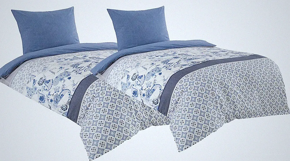 4 tlg Bettwäsche 135x200 Baumwolle Renforce Bettbezug Deckenbezug Garnitur Set