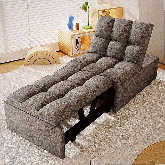 4in1 Schlafsofa Schlafsessel Klappbar Gästebett Chaiselongue Wohnzimmer Bettsofa