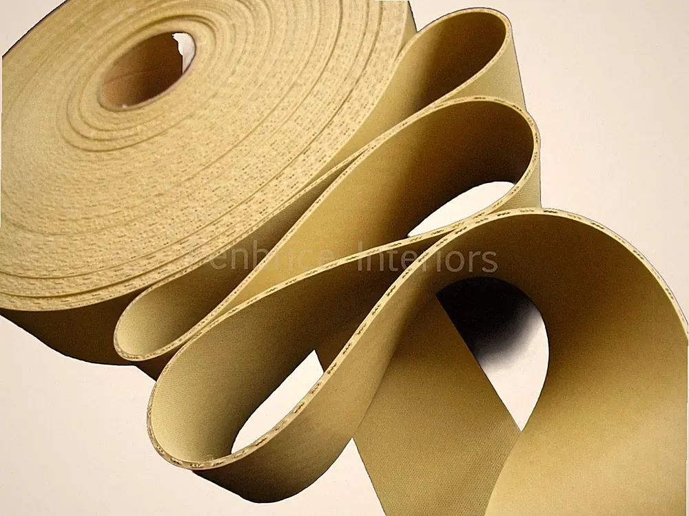 5 m Meter Gummi Pirelli Gurtband 2" breit Polsterung Sofa Stuhl Ercol