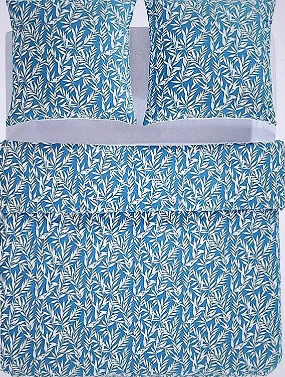 Amazon Basics Cotton Light Bettbezug Set - 140 x 200 cm / 65 x 65 cm, Weide