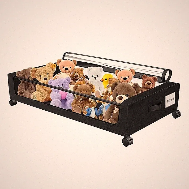 schublade unter dem bett mit rollen