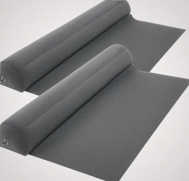 Aufblasbarer Rausfallschutz Bett 2er Pack 140 cm Grau für Kinder & Baby