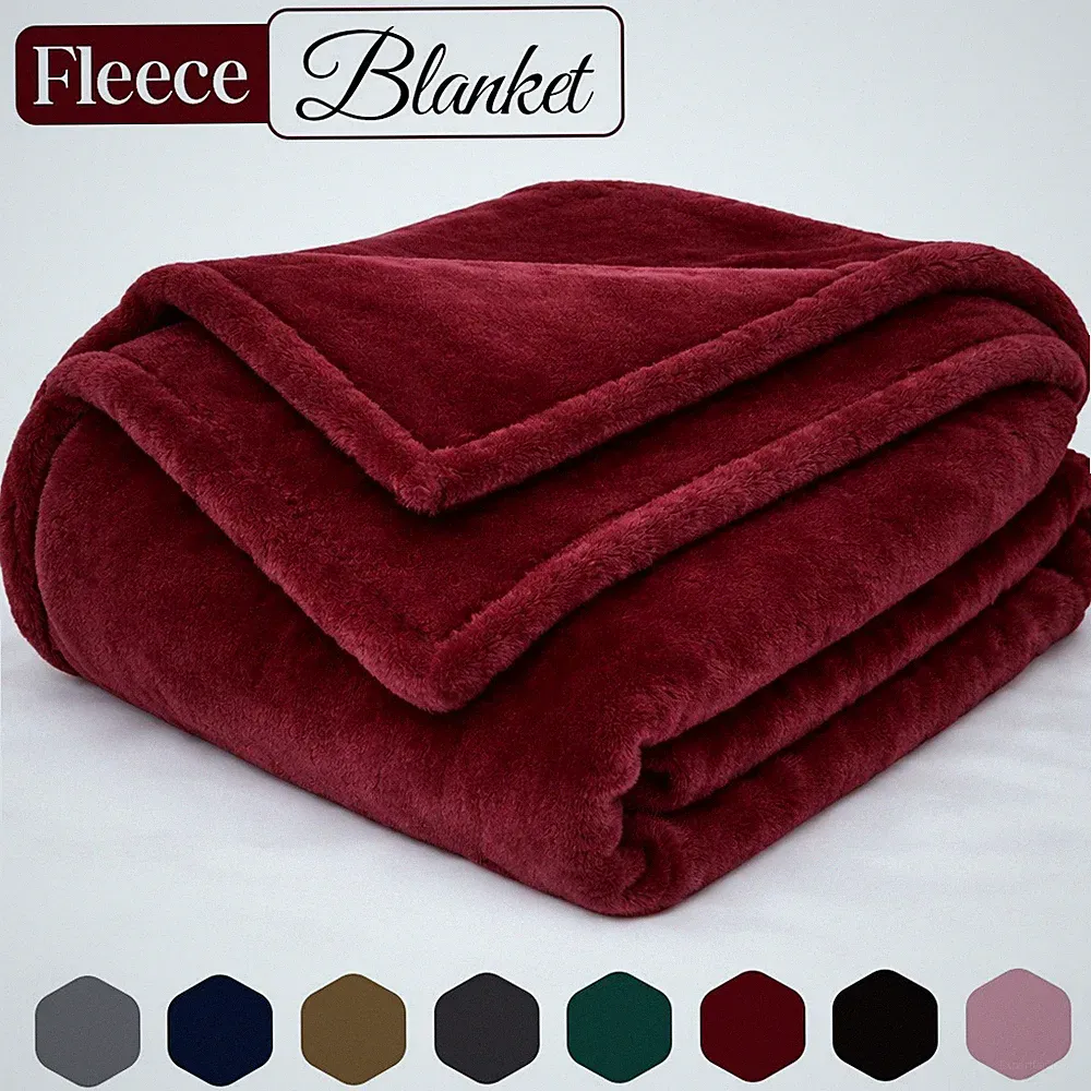 Ausverkauf extra große Flanell Fleece Decke King Size Kuschelig Bett Sofa Überwurf