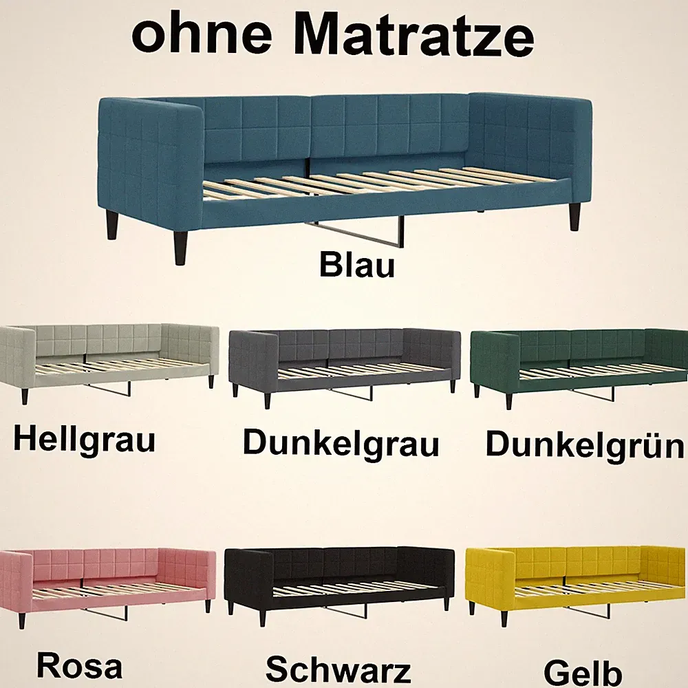 Ausziehbar Tagesbett Samt Schlafsofa Bettsofa Sofa Bett Schlafcouch Gästebett