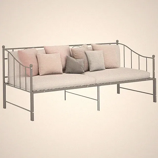 Ausziehbett 90x200cm Tagesbett Schlafsofa Metallbett Viele Farben vidaXL