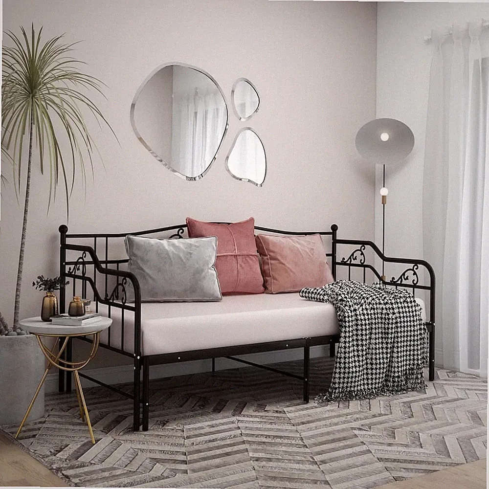 Ausziehbett Tagesbett Schlafsofa Gästebett Metallbett mehrere Auswhal vidaXL