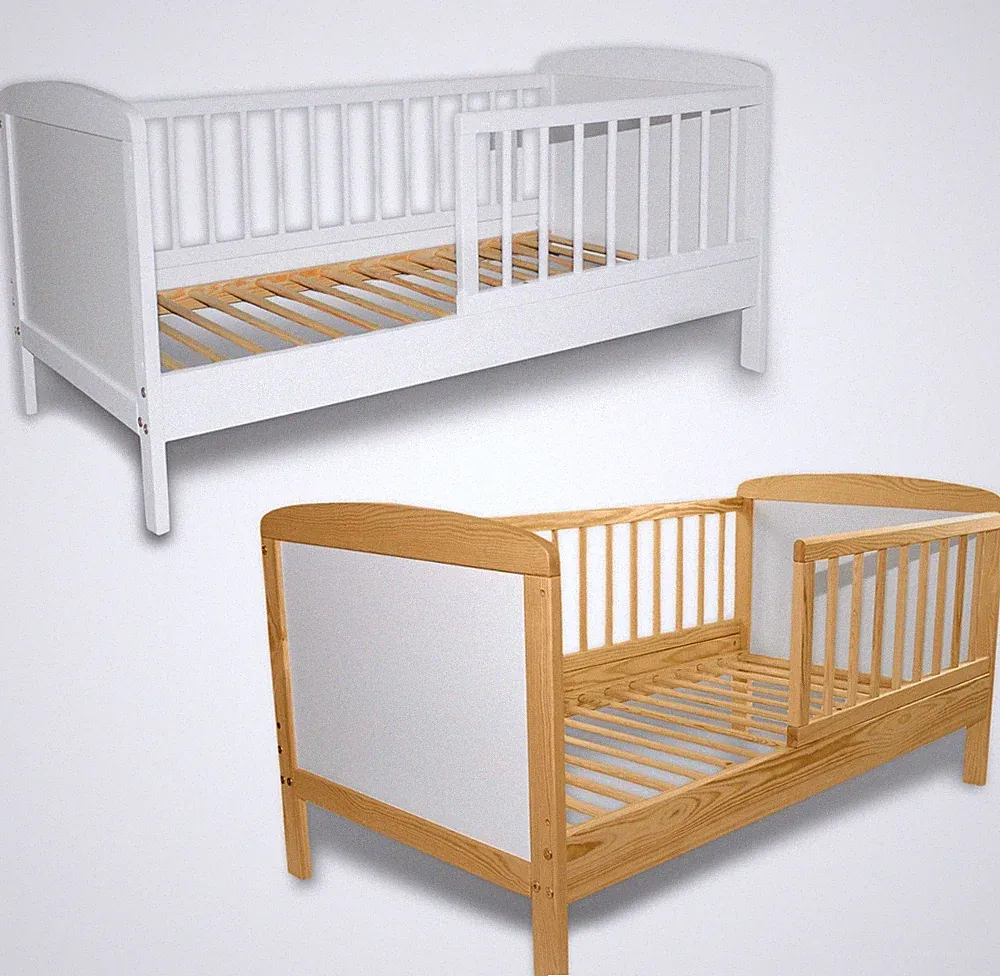 Babybett Kinderbett Juniorbett GITTERBETT 120x60cm - ohne Matratze