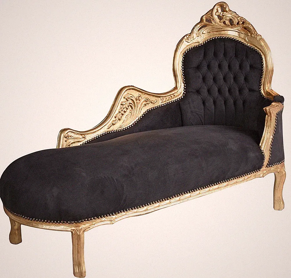 Barocksofa Liege XXL Sitzbank Sofabank Sofa Barock Recamiere Ottomane Antik