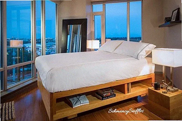 Bed / Open Concept Box Spring, Queen, Wood, SchmancySniffles, hand made
