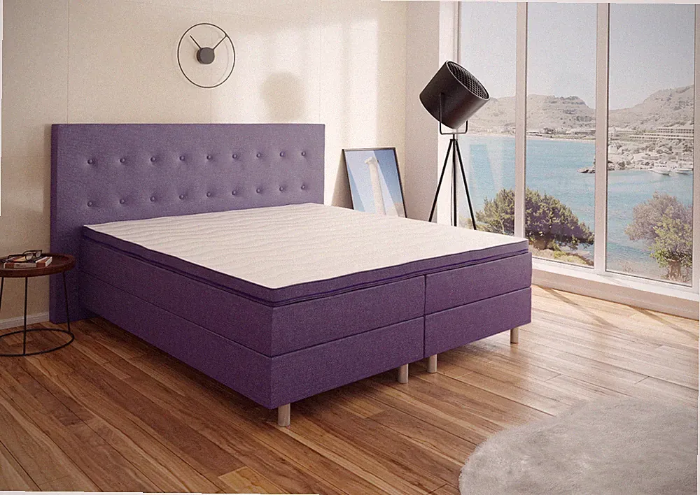 Best For You Boxspringbett Neo First Class Bett Polsterbett mit Topper 3 Größen