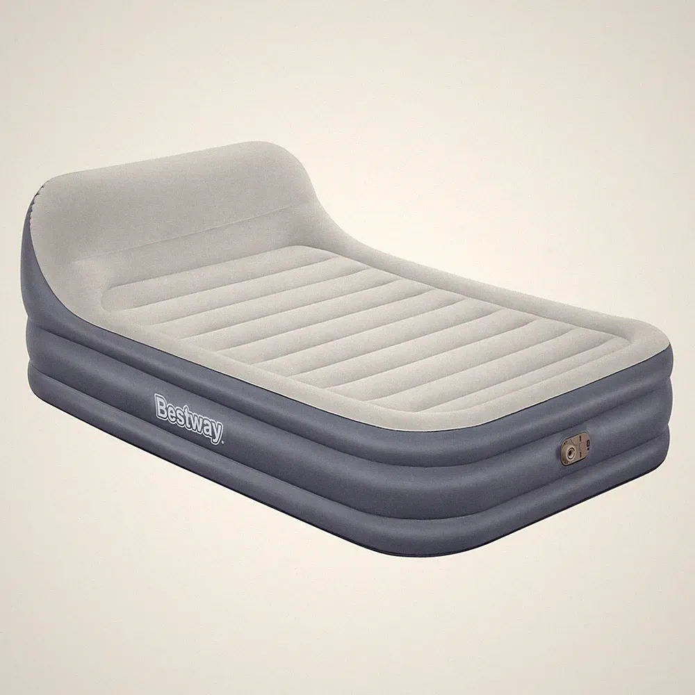Bestway Doppelbett mit Motor Kopfteil 226x152x84 cm Aufblasbar Camping 67923