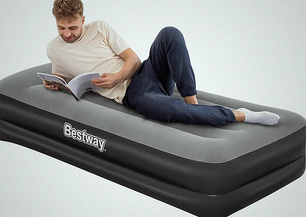 Bestway Tritech Luftmatratze, Twin Size mit integrierter Klimapumpe - gebraucht