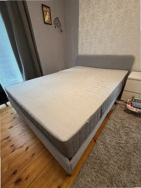 Bett 140x200 mit matratze und lattenrost