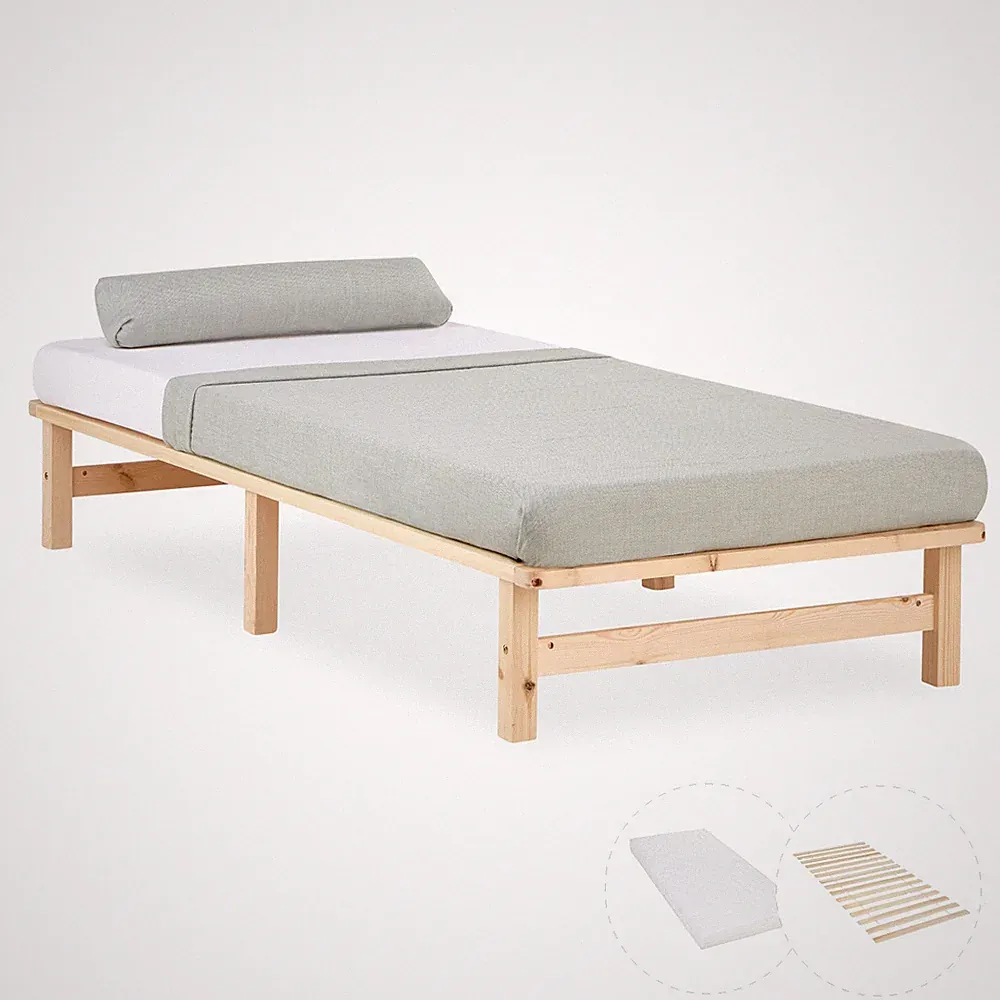 Bett 90 bis 160 x200 Holz Matratze Lattenrost Einzelbett Doppelbett Homestyle4u