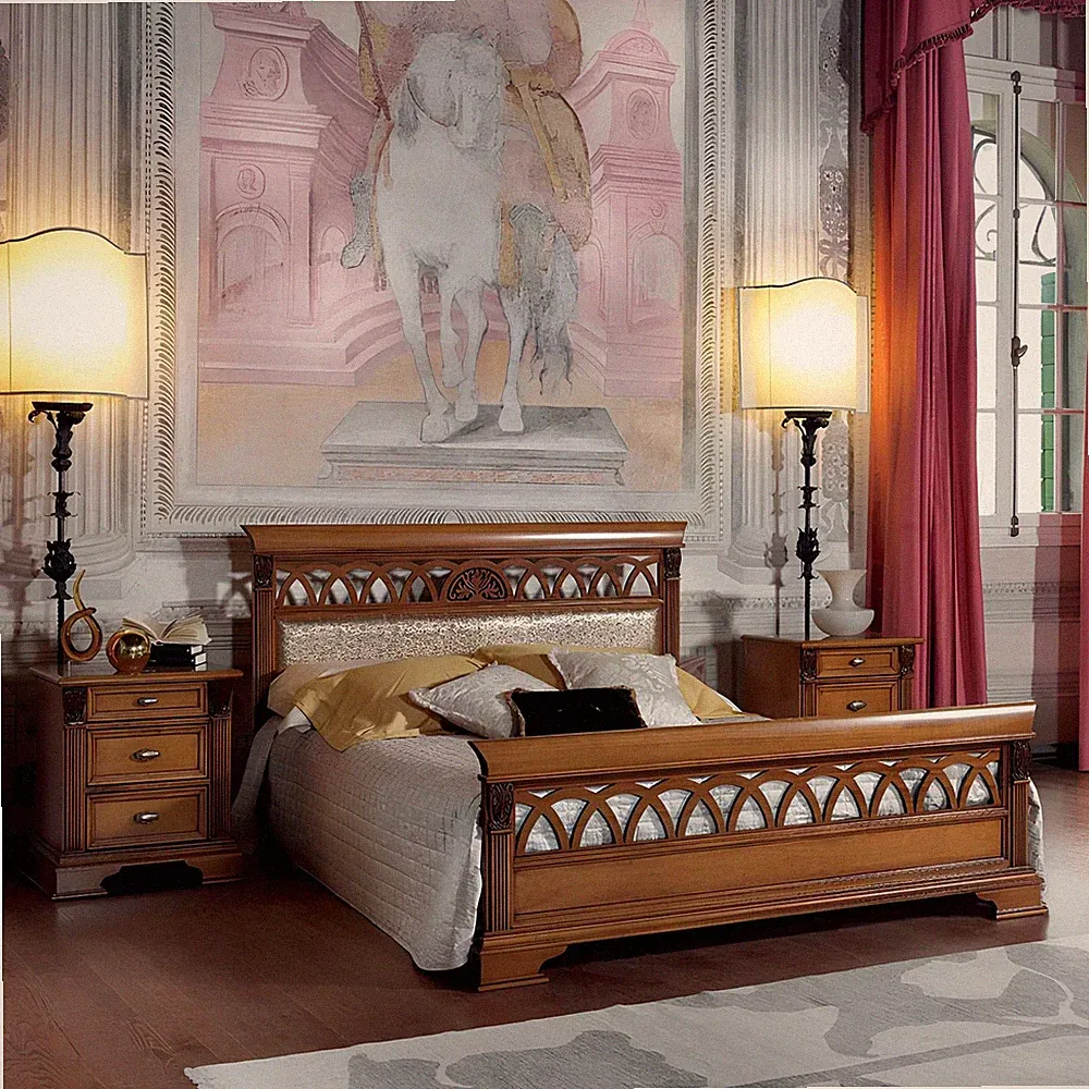 Bett Design Luxus Hotel Betten Ehe 180x200cm Schlaf Zimmer Doppel Barock Rokoko