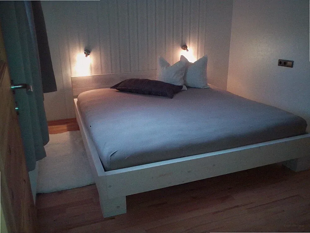 Bett / Futonbett / Doppelbett (Paul) alle Größen Farben 100%Handarbeit