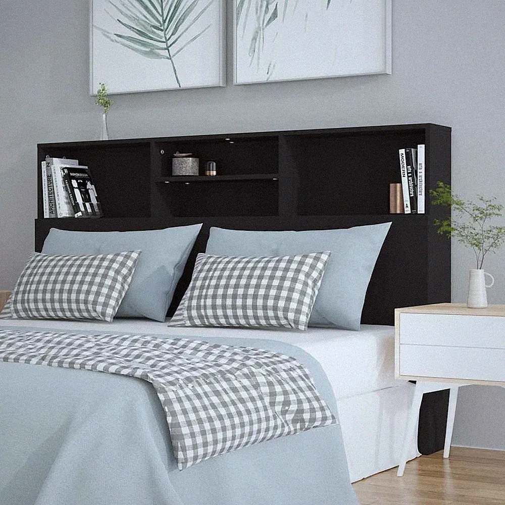 Bett Kopfteil mit Ablagen 100x19x103,5cm Betthaupt mehrere Auswahl vidaXL