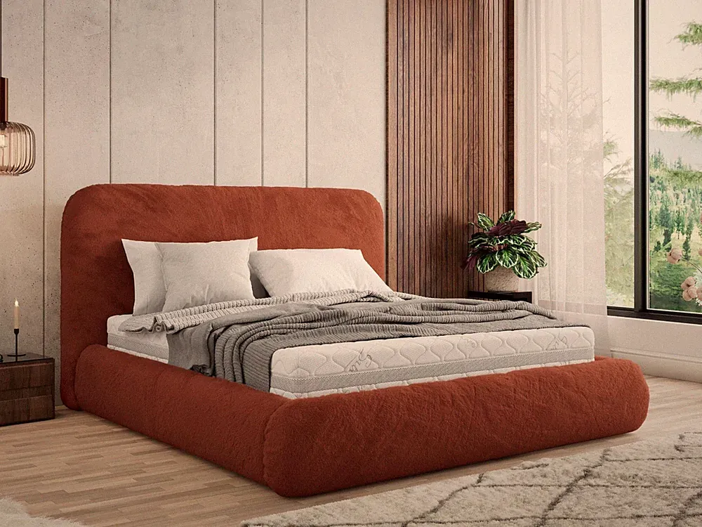 Bett mit Stauraum BENEA CLASSIC, Polsterbett inkl. Lattenrost Gepolstertes Bett