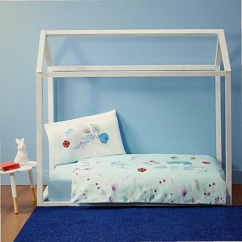 Bettbezug Nella di Bassetti komplett für Babybett K686