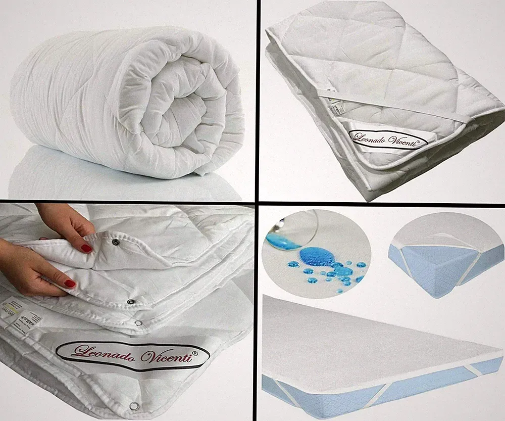 Bettdecke Steppbett Unterbetten Matratzenschoner wasserdicht Topper Boxspring