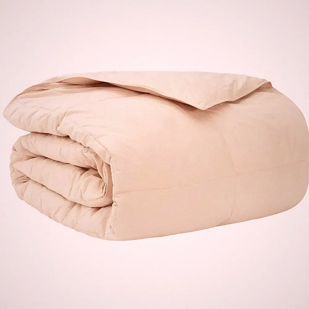 Bettdecke Winter 135x200 cm Beige 100% Kapok 350 g/m² Atmungsaktiv Hypoallergen Weich.