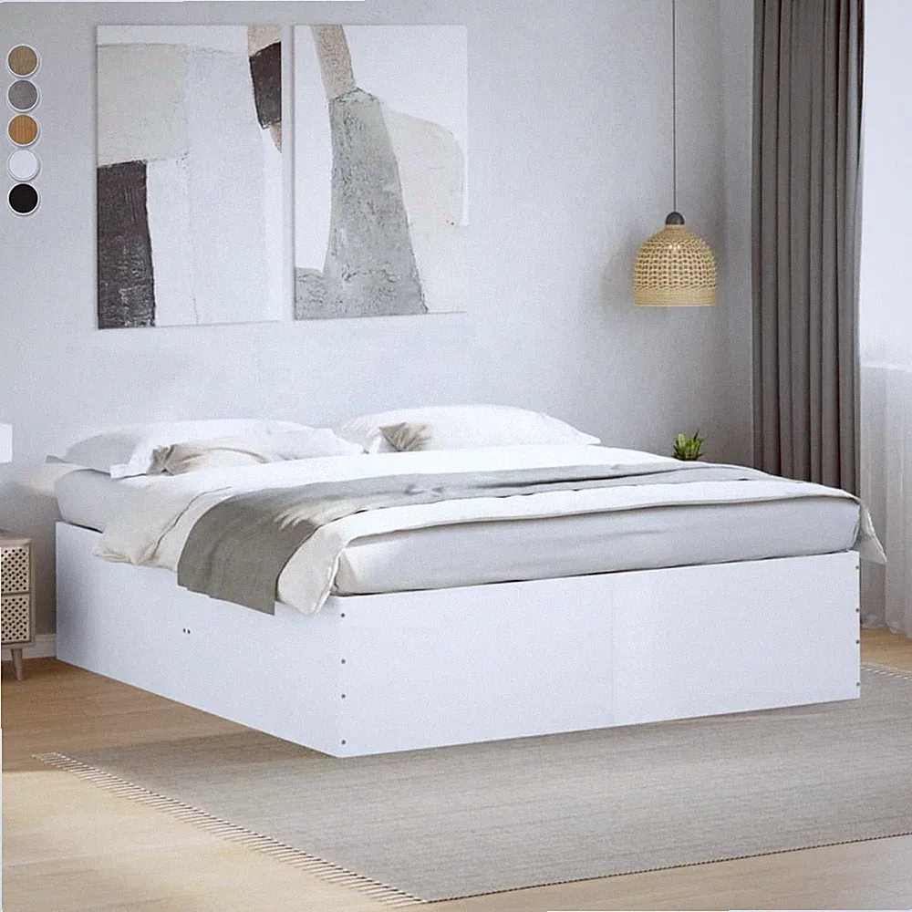 Bettgestell Bettrahmen mit Lattenrost Einzelbett Doppelbett Schlafzimmer Bett