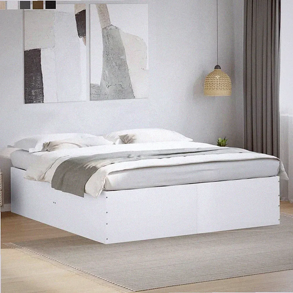 Bettgestell Bettrahmen mit Lattenrost Einzelbett Doppelbett Schlafzimmerbett Neu