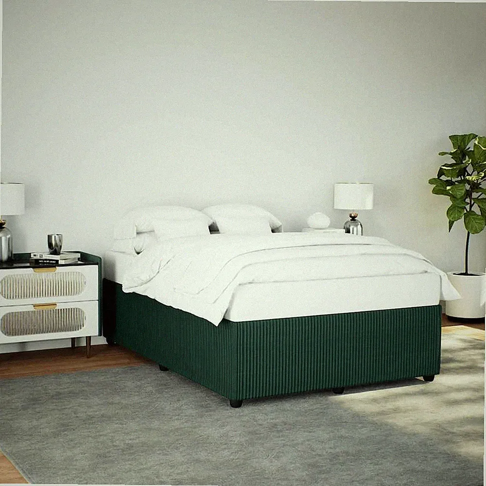 Bettgestell Lattenrost Bettrahmen Polsterbett Bett Schlafzimmerbett Samt vidaXL