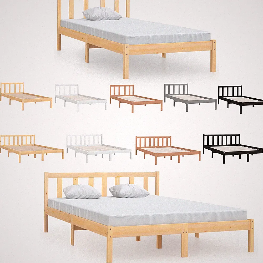 Bettgestell Lattenrost Massivholzbett Holzbett Doppelbett Einzelbett Bettrahmen