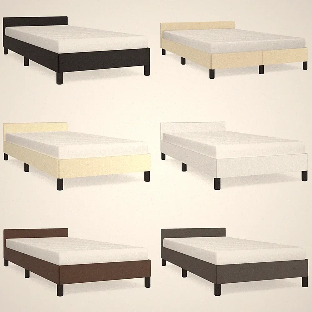 Bettgestell mit Kopfteil ohne Matratze Einzelbett Bett Jugendbett Gästebett neu