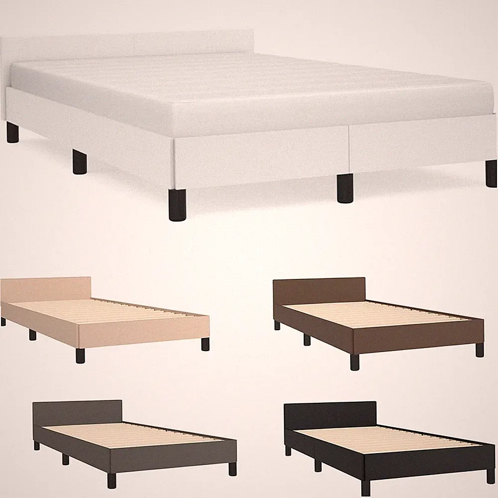 Bettgestell mit Kopfteil ohne Matratze Einzelbett Doppelbett Schlafzimmerbett