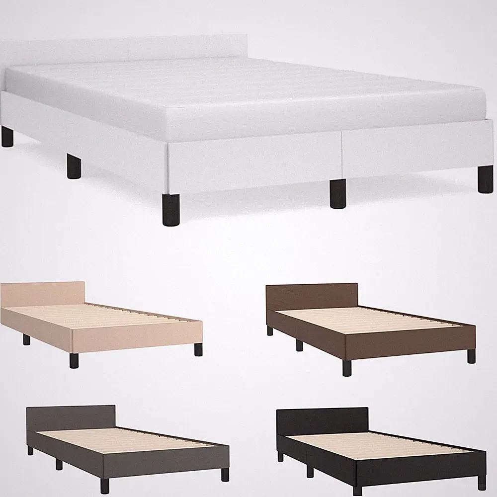 Bettgestell mit Kopfteil ohne Matratze Einzelbett Doppelbett Schlafzimmerbett