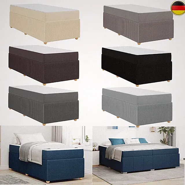 Bettgestell mit Matratze Bettgestell Innere Bettmöbel Einzelbett Doppelbett