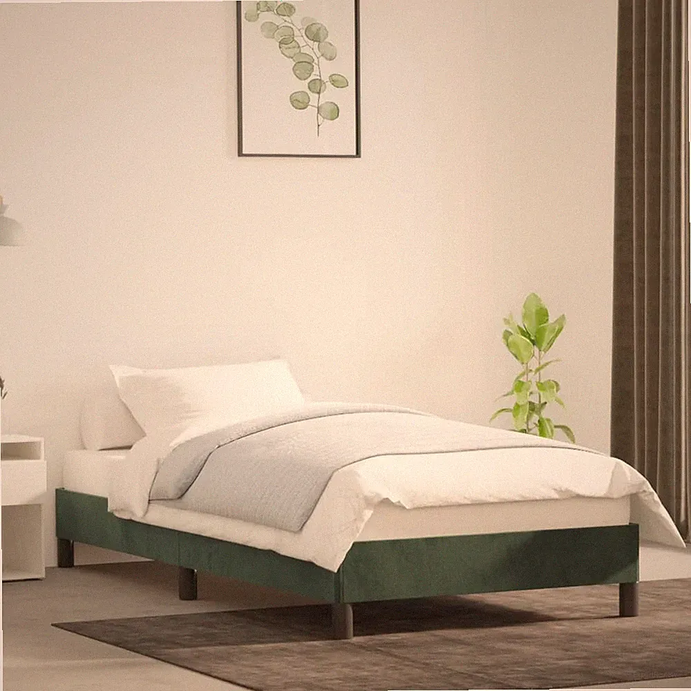 Bettgestell Polsterbett Bettrahmen Lattenrost Bett Samt Schlafzimmerbett