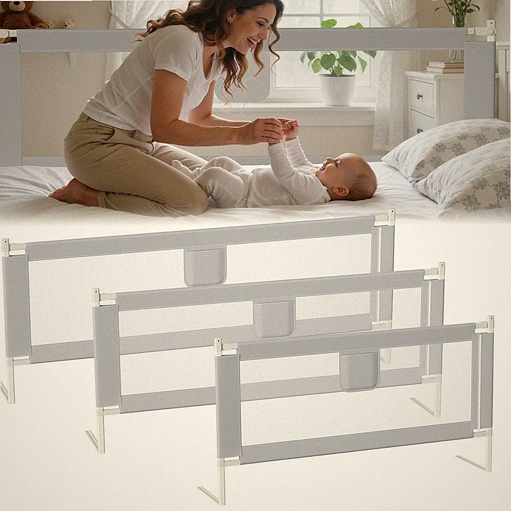 Bettgitter Boxspring Bettschutzgitter Baby Rausfallschutz Kinderbettgitter