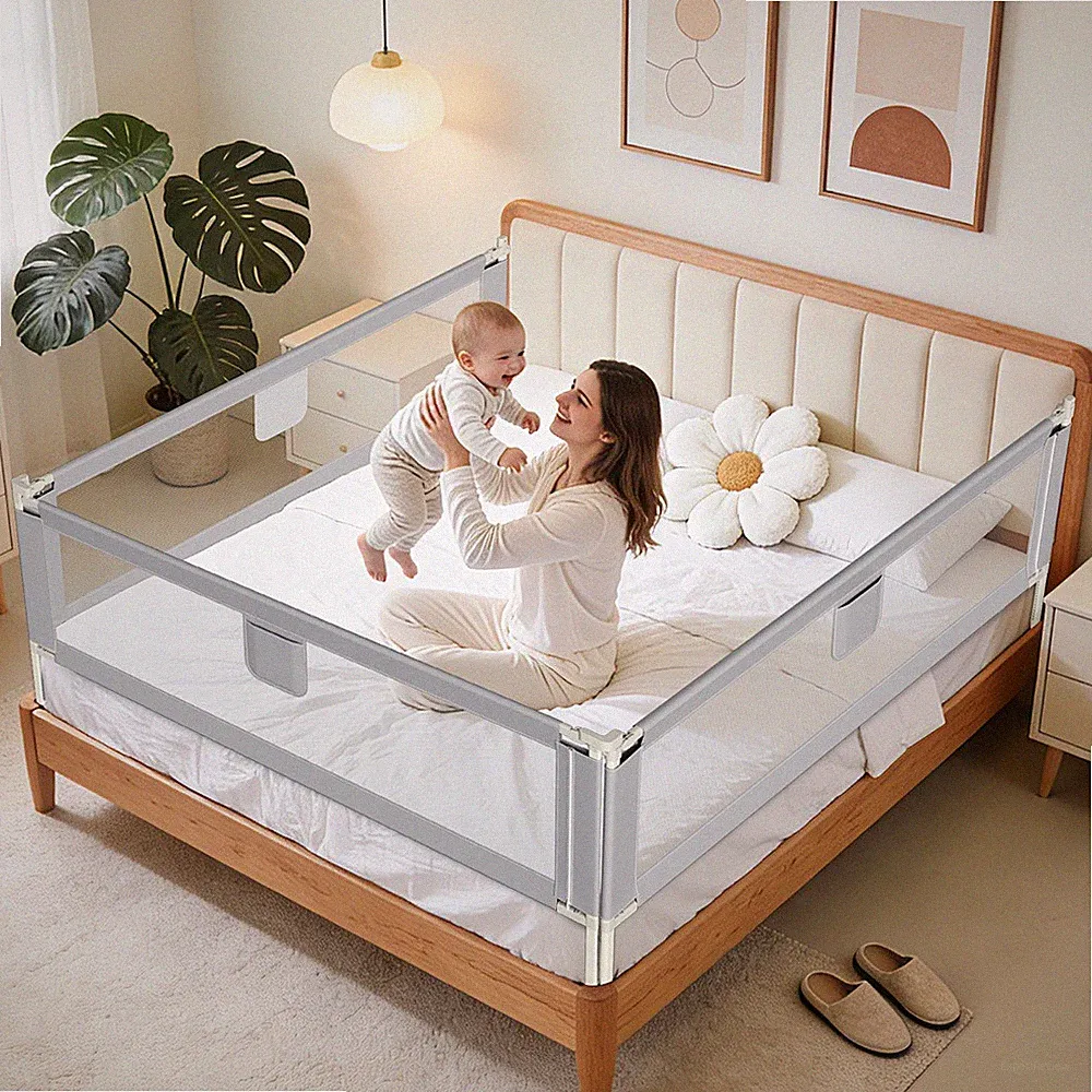 Bettgitter Kinderbettgitter Boxspring Baby Bett Rausfallschutz Bettschutzgitter