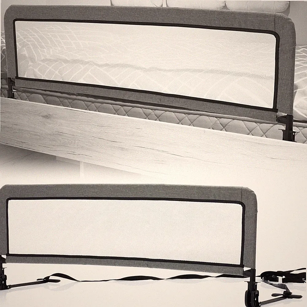 Bettschutzgitter (135x50cm) Kinder Bettgitter Gitter für Boxspring Standard Bett