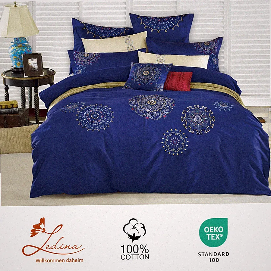 Bettwäsche SET Bettgarnitur 100% hochwertige Baumwolle Satin