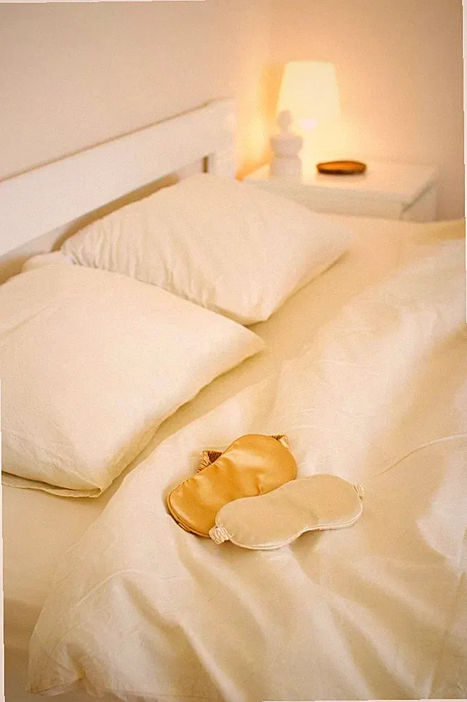 Beige Bettwäsche